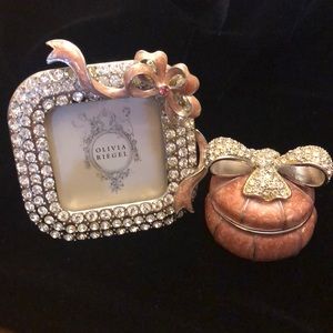 Olivia Riegel frame and trinket box